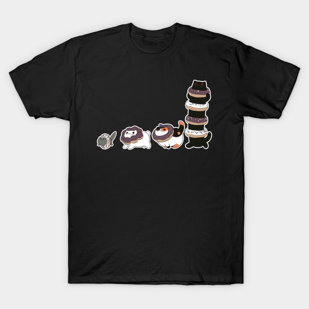 Donut Cats T-Shirt by cottonvalent